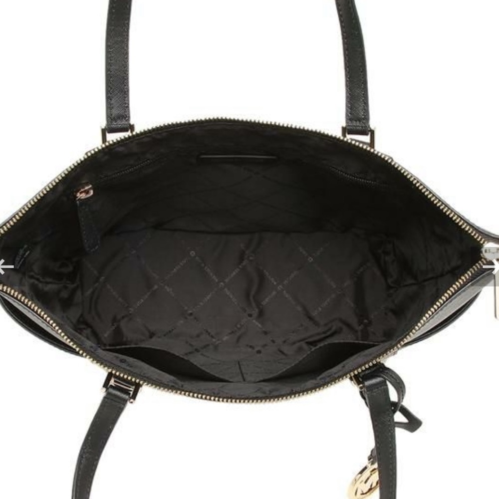 MICHAEL KORS CHARLOTTE LARGE TOP ZIP TOTE BAG - Picture 10 of 15